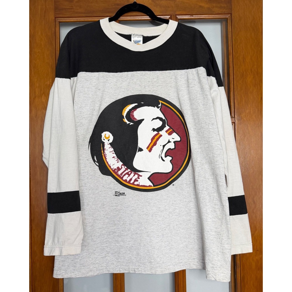90s Vintage Florida State Seminoles Shirt Salem Sportswear USA‎ Men's Size Large